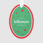 2021 Covid Herdenkingsornament Green Kerstmis Ornament (achterkant)