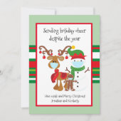 2021 Covid Sending Holiday Cheer Ondanks jaar Feestdagenkaart (Voorkant)