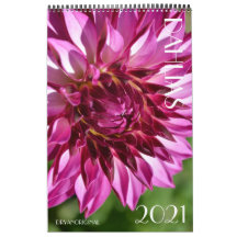 2021 DAHLIA CALENDAR-DRYANORIGINELE KALENDERS