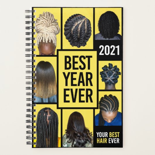 2021 Daily Planner for Life Goals en Hair Care (Voorkant)
