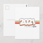 2021 De geboorte van legenden Briefkaart (Voorkant / Achterkant)