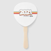 2021 De geboorte van legenden Handwaaier (Achterkant)