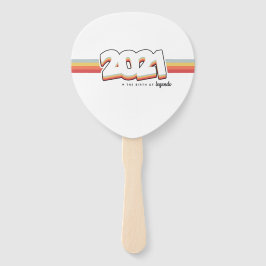 2021 De geboorte van legenden Handwaaier