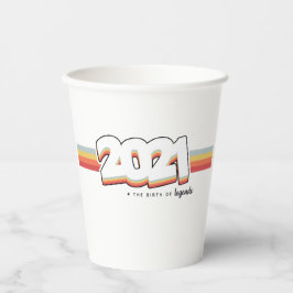 2021 De geboorte van legenden Papieren Bekers