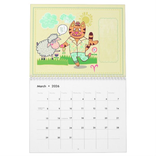 2021 De kalender van de dierenriem (Mar 2026)