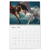 2021 De machtige draak elk jaar Fantasy Calendar Kalender (Feb 2027)