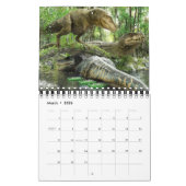 2021 DINOSAUR WERELDKALENDAR: Kinder agenda afdruk Kalender (Mar 2026)