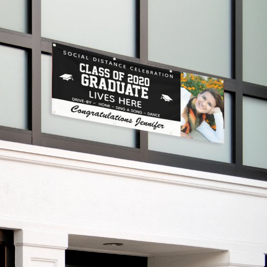 2021 Drive by Afstuderen Banners - Personalized (Buitenkant Gebouw)