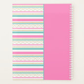2021 Dromen & Plannen Goud Glitter Roze Gepersonal Planner (Achterkant)