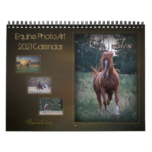 2021 Equine Fine Art-kalender Kalender (Hoes)