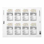 2021 FDA-conforme honinghondenvoeding met bijen Etiket (Full Sheet)