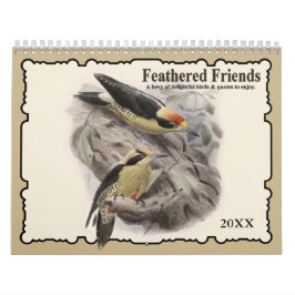 2021 Feathered Friends Vogelmuurkalender Kalender