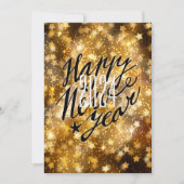 2021 Festive Gold | Gelukkig nieuwjaar Feestdagenkaart (Voorkant)