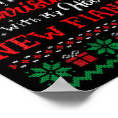 2021 First Christmas With My Hot New Fiance Xmas H Poster (Hoek)