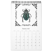 2021 Folk Art Illustration Calendar Kalender (Jan 2027)