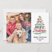 2021 FotoKerstmis Feestdagenkaart (Voorkant)