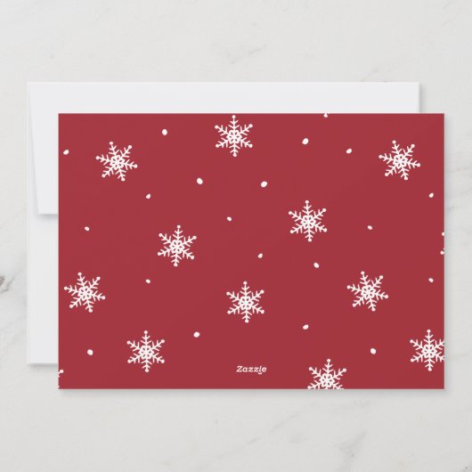 2021 FotoKerstmis Feestdagenkaart (Achterkant)