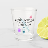 2021 Funny Gezegde Shot Covid Vaccine Shot Glas (Voorkant)