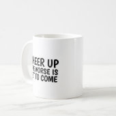 2021 FUNNY VERANDERT HET VERSLECHTEREN OM TE KOMEN KOFFIEMOK (Voorkant links)