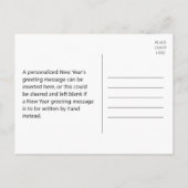 2021 GELUKKIG NIEUWJAAR! + Gepersonaliseerde naam  Briefkaart (Achterkant)