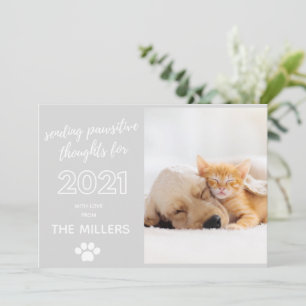 2021 gelukkig nieuwjaar positieve gedachten grappi feestdagenkaart