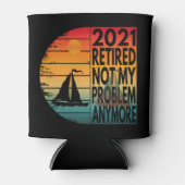 2021 gepensioneerd niet mijn probleem meer blikjeskoeler (Voorkant)