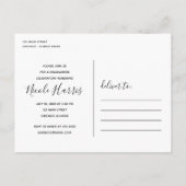 2021 Graduate Diagonal Postcard Uitnodiging Briefkaart (Achterkant)