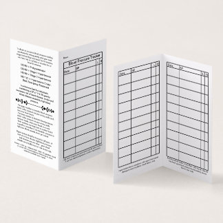 2021 Handy Wallet Card voor bloeddrukcontrole Visitekaartje