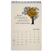 2021 Herstel citeert Inspirerend slogans 12 stappe Kalender (Mar 2027)