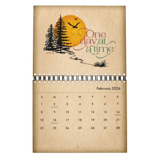 2021 Herstel citeert Inspirerend slogans 12 stappe Kalender (Feb 2026)