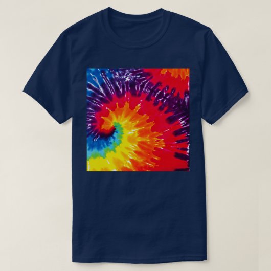 2021 Hippie Dippie Tie Dye Pattern T-shirt (Design voorkant)