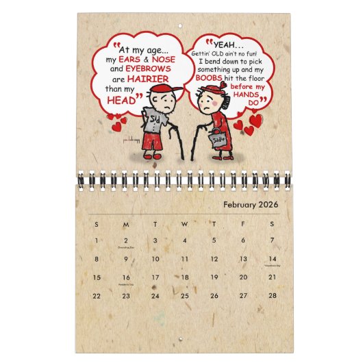2021 Hogere pensionering Funny Old Age Jokes Quote Kalender (Feb 2026)