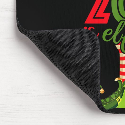 2021 Is Elfed Up - Funny Christmas Family Pajama Muismat (Hoek)