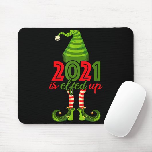 2021 Is Elfed Up - Funny Christmas Family Pajama  Muismat (Met muis)