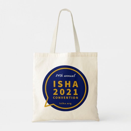 2021 ISHA-conventiestudie Tote Bag (Achterkant)