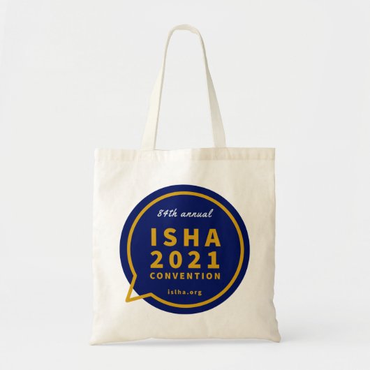 2021 ISHA-conventiestudie Tote Bag (Voorkant)