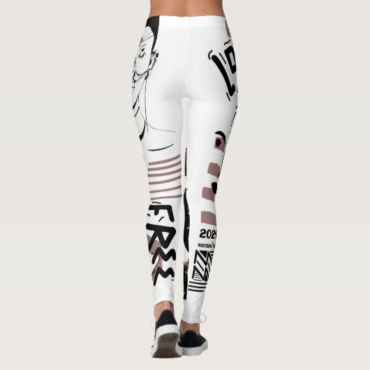 2021 IWD-zussen X Design-yoga-leggings Leggings (Achterkant)