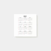 2021 Jaar Agenda Post-it® Notes (Voorkant)