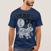 2021 jaar Ox Chinese Zodiac New T-shirt (Voorkant)