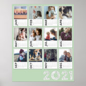 2021 Jaar Tijdelijk Poster van het Collage van de  (Voorkant)