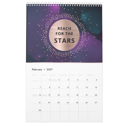2021 Jaar van de Motivatie prijsvragen voor vrouwe Kalender (Feb 2027)