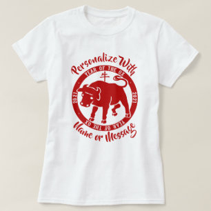 2021 Jaar van de os T-shirt