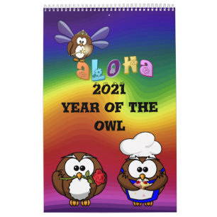 2021 jaar van de uil kalender