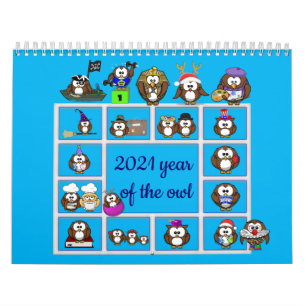 2021 jaar van de uil kalender