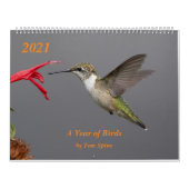 2021 ~ Jaar van de vogelkalender Kalender (Hoes)