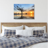 2021 jekyll eiland sunrise #4 canvas (Insitu (Slaapkamer))
