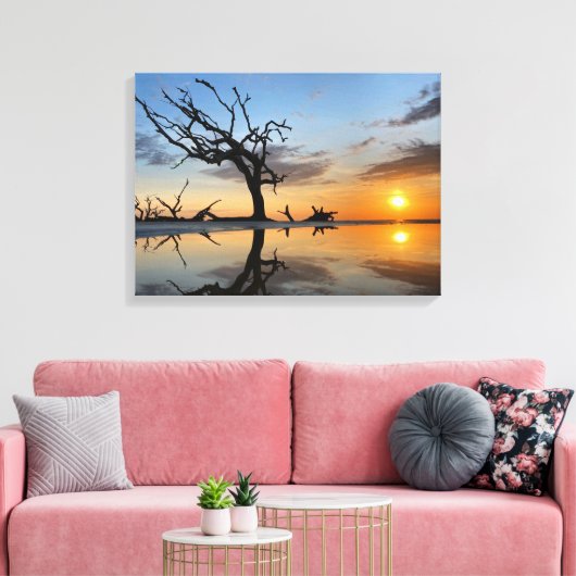 2021 jekyll eiland sunrise #4 canvas (Insitu (Woonkamer))
