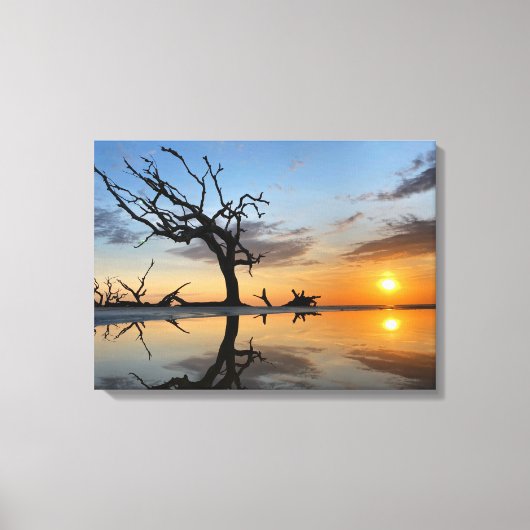 2021 jekyll eiland sunrise #4 canvas afdruk (Voorkant)