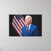 2021 Joe Biden US President Portrait Canvas Afdruk (Voorkant)