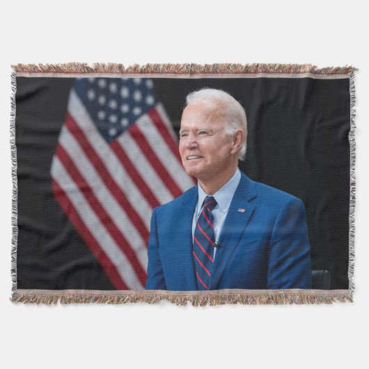 2021 Joe Biden US President Portrait Deken (Voorkant)